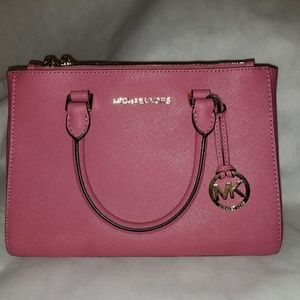 Michael Kors sutton satchel saffiano leather SMALL